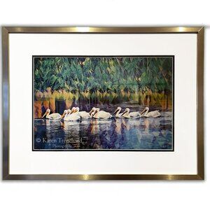 Fine Art PELICANS on LOLLIPOP Original Photography 13x19 Print Signed with COA